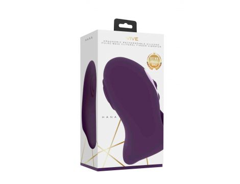 Stymulator łechtaczki Vive Hana fioletowy silikonowy USB 5cm - 6