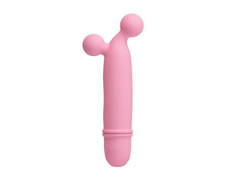 Mini wibrator silikonowy Pretty Love Goddard różowy wodoodporny - 2