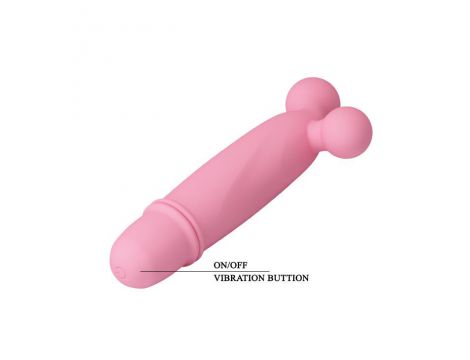 Mini wibrator silikonowy Pretty Love Goddard różowy wodoodporny - 5