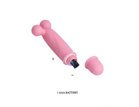 Mini wibrator silikonowy Pretty Love Goddard różowy wodoodporny - 6