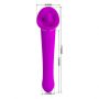 Wibrator z lizaniem Pretty Love Faust fioletowy silikonowy USB - 8