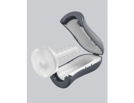 Masturbator silikonowy kropkowany Sexpresso Dorcel 20 cm wodoodporny - 5