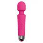 Masażer wand Wanderful magenta Dorcel silikonowy 20 cm USB - 2