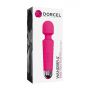 Masażer wand Wanderful magenta Dorcel silikonowy 20 cm USB - 3