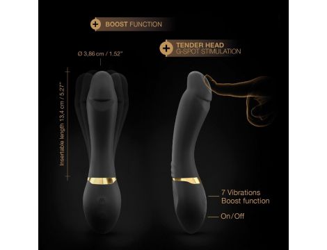 Wibrator punktu G Tender Spot Dorcel czarny 20 cm USB - 10