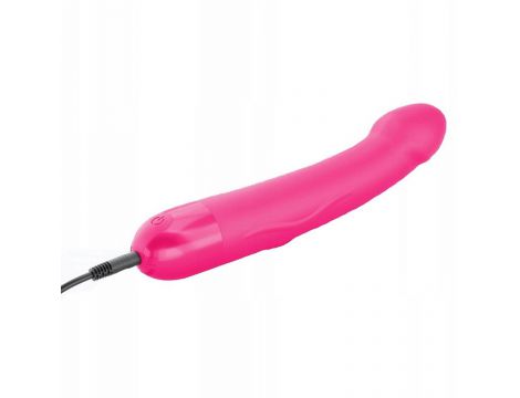Wibrator realistyczny Dorcel M magenta silikonowy 18 cm USB - 2