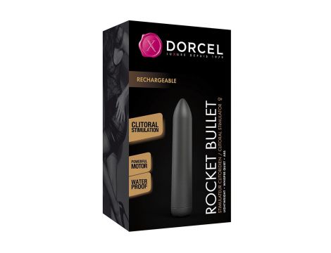 Wibrator Rocket Bullet Dorcel czarny 9 cm wodoodporny