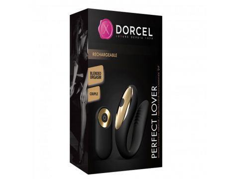 Wibrator Dorcel Perfect Lover dla par czarny silikonowy USB 8cm - 10