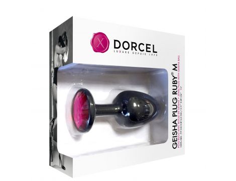 Korek analny Geisha Plug Ruby Dorcel z kulką - 5