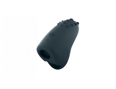 Wibrator na palec Dorcel Magic Finger szary silikon 5 cm akumulator - 2