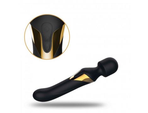 Dwustronny wibrator Dorcel Dual Orgasms Gold silikonowy USB 23,5 cm - 5