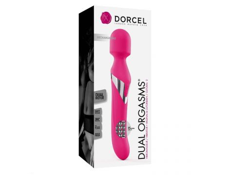 Wibrator dwustronny Dorcel Dual Orgasms magenta USB