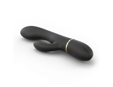 Wibrator króliczek Dorcel Glam Rabbit silikonowy czarny USB 21,8 cm - 3