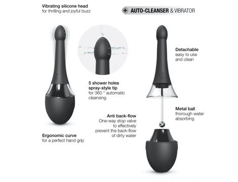 Wibrująca gruszka do lewatywy Dorcel Douche Mate Pro 200 ml USB - 11