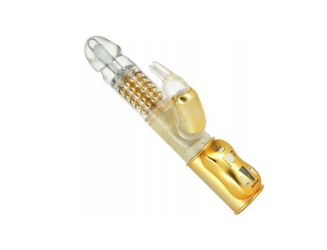 Wibrator króliczek Orgasmic Rabbit złoty Dorcel 25 cm - 3