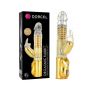 Wibrator króliczek Orgasmic Rabbit złoty Dorcel 25 cm - 2