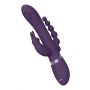 Wibrator króliczek Vive Rini fioletowy silikonowy USB 22 cm - 8