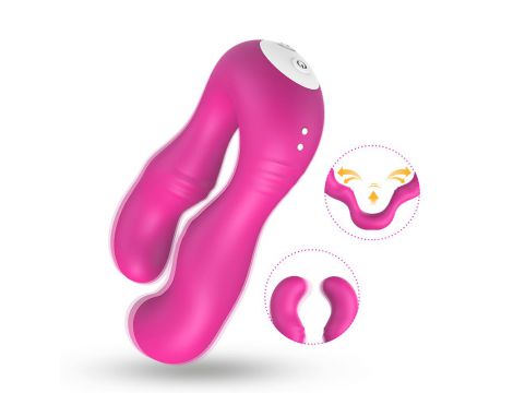 Stymulator łechtaczki Seraph Joy silikonowy różowy wodoodporny - 4