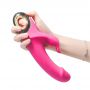 Wibrator króliczek silikonowy B-Series Joy Meteor różowy USB 23 cm - 8