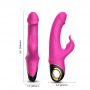 Wibrator króliczek silikonowy B-Series Joy Meteor różowy USB 23 cm - 13