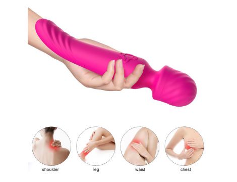 Silikonowy stymulator łechtaczki B Series Joy Mission różowy USB 9 trybów - 4