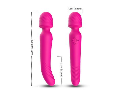 Silikonowy stymulator łechtaczki B Series Joy Mission różowy USB 9 trybów - 10