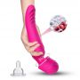 Silikonowy stymulator łechtaczki B Series Joy Mission różowy USB 9 trybów - 7