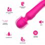 Silikonowy stymulator łechtaczki B Series Joy Mission różowy USB 9 trybów - 9