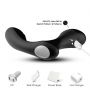 Masażer prostaty ergonomiczny silikonowy B Series Joy Storm czarny USB - 5