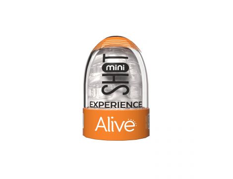 Masturbator mini TPE Alive przezroczysty 8 5 cm - 4