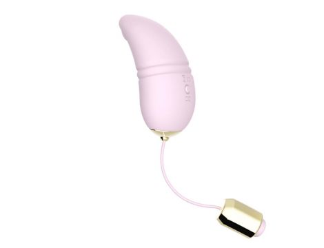 Jajeczko wibrujące Kitty silikonowe z pilotem jasnoróżowe USB - 2