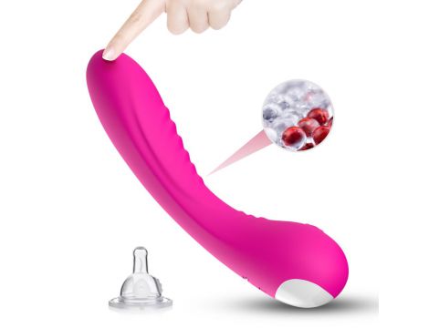 Wibrator punktu G Legend silikonowy różowy USB 18 cm - 8