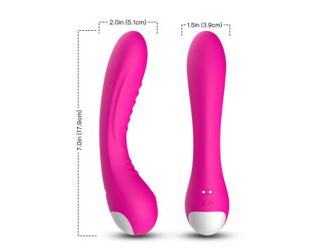Wibrator punktu G Legend silikonowy różowy USB 18 cm - 10