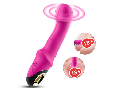 Wibrator punktu G silikonowy Joyblade różowy USB wodoodporny - 4