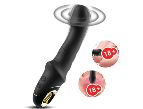Wibrator punktu G Joyblade silikonowy czarny USB wodoodporny - 4