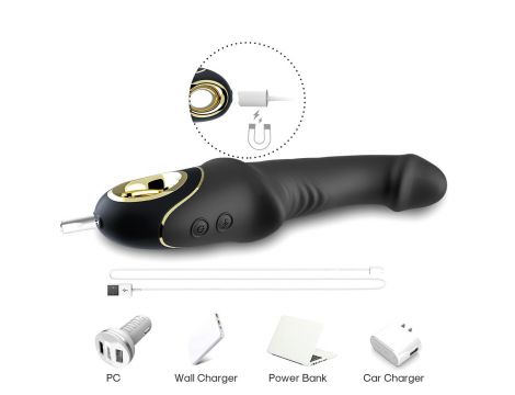 Wibrator punktu G Joyblade silikonowy czarny USB wodoodporny - 8
