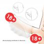 Wibrujący teksturowany masturbator męski Master biały USB - 6