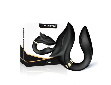 Stymulator łechtaczki Fox silikonowy czarny USB wodoodporny - 8