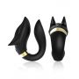Stymulator łechtaczki Fox silikonowy czarny USB wodoodporny - 6
