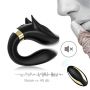 Stymulator łechtaczki Fox silikonowy czarny USB wodoodporny - 8