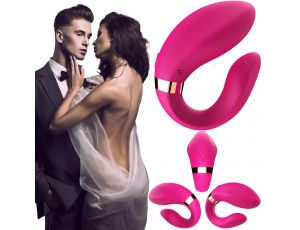 Stymulator łechtaczki silikonowy Crescent jasnoróżowy USB B Series Joy