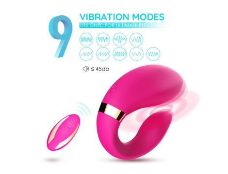 Stymulator łechtaczki silikonowy Crescent jasnoróżowy USB B Series Joy - 5