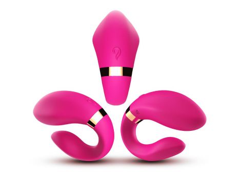 Stymulator łechtaczki silikonowy Crescent jasnoróżowy USB B Series Joy - 7