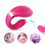 Stymulator łechtaczki silikonowy Crescent jasnoróżowy USB B Series Joy - 5