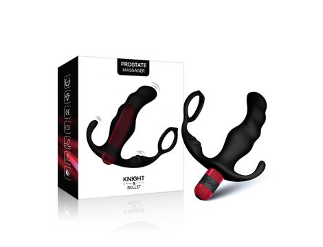 Masażer prostaty Knight silikonowy B Series Joy czarny USB