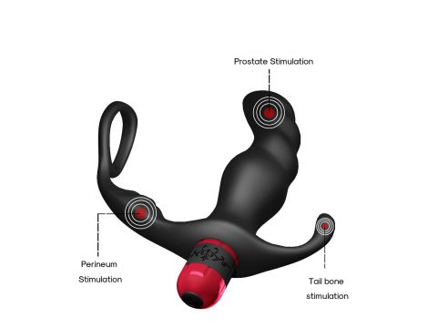 Masażer prostaty Knight silikonowy B Series Joy czarny USB - 6