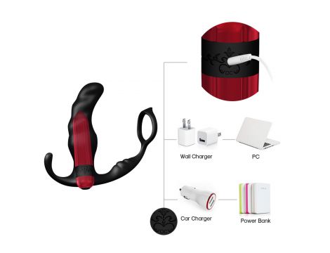 Masażer prostaty Knight silikonowy B Series Joy czarny USB - 10