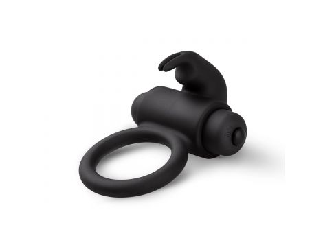 Pierścień erekcyjny wibrujący Bunny EasyToys czarny - 3