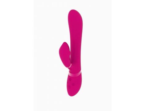 Wibrator króliczek Vive Chou silikonowy różowy USB 22 cm - 3