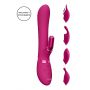 Wibrator króliczek Vive Chou silikonowy różowy USB 22 cm - 3